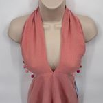 Majorelle Revolve Coquette Festival Romper Womens Small Pink Pom Pom Cotton NEW Photo 2