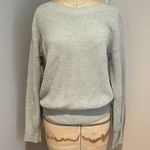 Gap Teal Crew Neck Sweater with Ribbed Texture Size Medium Photo 0