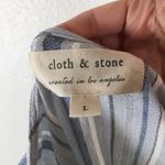 Cloth & Stone Anthropologie tie front crop top L Photo 3