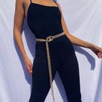 Ribbed Black Bodycon One Piece Photo 0