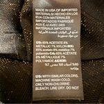 Chico's Chico’s Travelers Lurex Jacquard Tank Date Night Elegant Black Gold Size 2 / 12 Photo 4