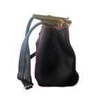 Bebe  Purse Shoulder Y2K Steam Punk Witchy Grunge Goth Emo Black Pink Bar… Photo 2