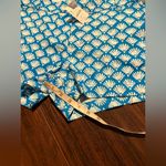 J.Crew NWT size 10 Blue and White Patterned Women Shorts Photo 5