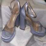 Pazzle NWOB Chunky Lavender Platform Heels Size 10 Photo 0