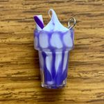 Purple Milkshake Charm Pendant Photo 0
