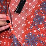 Anthropologie Chloe & Katie large embroidered crop top long sleeve V Photo 5