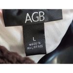 AGB Women's Multicolor Polyester Scoop Neck Sleeveless Long Maxi Dress Size L Size L Photo 7