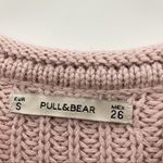 Pull & Bear  Light Pink Cable Knit Chunky Sweater Small Photo 4
