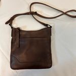 Frye Melissa Swing Dark Brown Leather Crossbody shoulder bag adjustable strap Photo 4