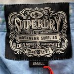 Superdry NWT Bluebell light blue ditsy floral 100% cotton embroidered shorts S Photo 3