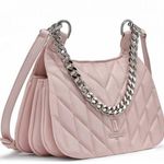 Karl Lagerfeld Paris Lafayette Quilted Crossbody Shoulder Bag – Blush Pink Photo 0