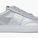 J/Slides Tinsley Metallic Silver Sneaker Size 7 Photo 0