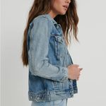 Lucky Brand ‘Tomboy Denim Trucker’ Distressed Denim Jacket in ‘Cumberland River’ Photo 3