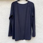 Lululemon  Emerald Long Sleeve Tee Charcoal Black Size 12 Photo 3