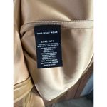 Who What Wear  Faux Leather Camel Button Down Midi Dress Women’s size Small Photo 8