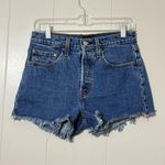Levi's Premium 501 Denim Cutoff Shorts Blue Size 26 Photo 0