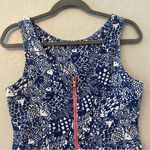 Lilly Pulitzer for Target Upstream Fish blue and white sleeveless shift 8 Photo 11