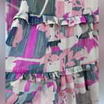 NWOT Fate Pink and Gray Floral Dress Photo 11