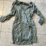 C&C California Green V-neck Dress Photo 0