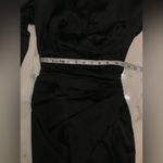 House Of CB Elegant Black Wrap Dress Photo 6