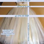 VINTAGE 1950'S CORRINE ORIGINALS WHITE & CREAM TULLE & LACE PARTY DRESS (S) Photo 13