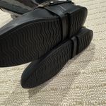 Jimmy Choo Black Rubber Cheshire Equestrian Style Tall Rainboots | Size 37 Photo 4