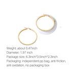 Fashion Hoop Gold plated Earrings Photo 4