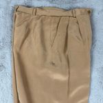 Charter Club  Silk Pant Suit Set Career Business Interview Tan‎ Size 12 Photo 2