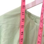 Fabletics  Avah Color Block Cut Off Sleeve Crop Top Size 2 XL green short sleeve Photo 7