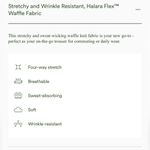 Halara  Flex High Waisted Side Pocket Wide Leg Waffle Work Pant L NWT Photo 9