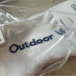 Outdoor Voices Graphic Crew Socks NWT 2 Pairs White RecKnit Size S/M Photo 5