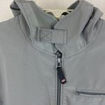 Ralph Lauren  Polo Gray Windbreaker Hoodie Long Sleeve Shacket Jacket M Photo 2