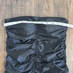 Good American  Strapless Ruched One-Piece Swimsuit in Black 2/Medium Photo 6