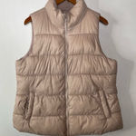 Old Navy Blush Puffer Vest Size Large Photo 0