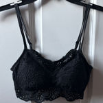 Aerie  Black Lace Bralette Size Small Photo 0