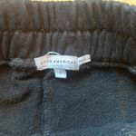 Good American  Womens Essentials Black Split Flare Cotton Sweat pants Photo 7