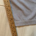 Lands' End Lands’ End| Seersucker black/white striped capris with front and back pockets Photo 9