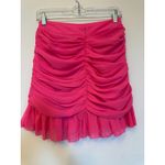 Showpo Manon Mini Skirt in Hot Pink Size 4 Photo 5