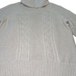 Willi Smith Women's Cable Knit Turtleneck Sweater Cozy Cotton Knitwear Large Photo 5