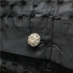 Vintage Womens Dress Large Cocktail 50s Pinup Classic Retro Formal Rockabilly Black Size M Photo 6