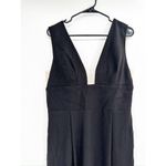 Helsi Zoe Black Plunge Neck Wide Leg Jumpsuit Size XL New Photo 2