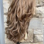 Thick blonde mix sidepart swisslace wig waves Photo 8