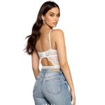 Windsor NWT Graced In Lace Bustier Bodysuit Mauve Size XS one piece corset bustier Photo 5