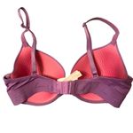 Victoria's Secret PINK Lilac Purple Wear Everywhere Lightly Lined T-Shirt Logo Band Bra Size 32DD Photo 3