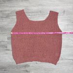 Sweet Rain  Button V Back Sleeveless Sweater Vest Sz Lg Women’s Light Rust Photo 8