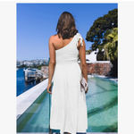 Amazon One-Shoulder Sleeveless  Dress Photo 1