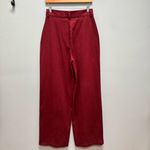 Cotton Citizen  London Relaxed Wide Leg Pant in Red Wine 27 Photo 6