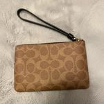 Coach - Corner Zip Wristlet In Signature Canvas With Stripe | NWT Photo 5