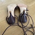 LPA  - Mariele Flower Beaded Sandals in Dark Chocolate White & Yellow Photo 3