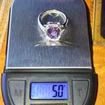 Natural Lavender Amethyst Sterling Silver Ring Size 9 Photo 8